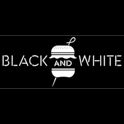 Black & white burger